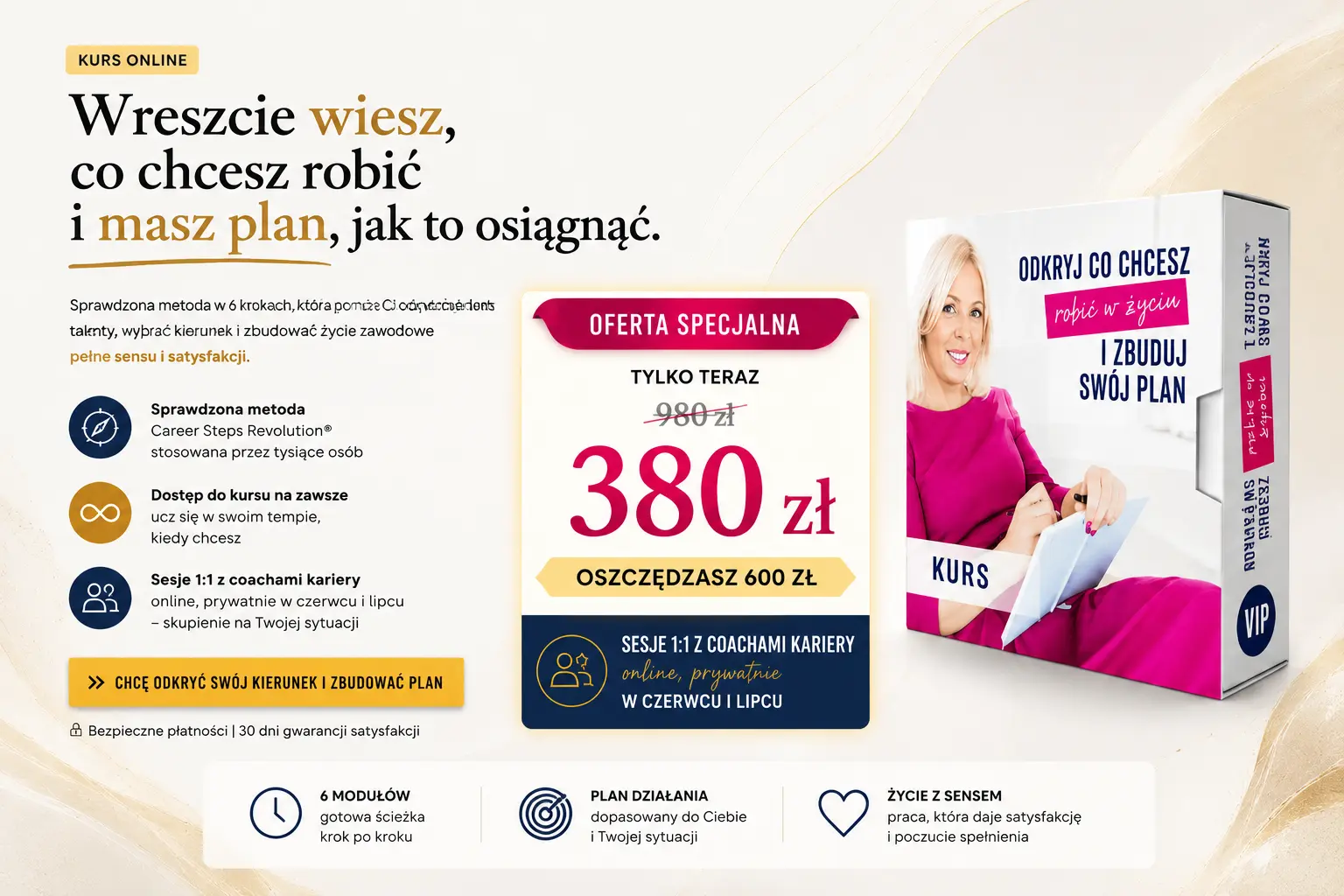 Szkolenie z coachingu - Odkryj co chcesz robić w życiu